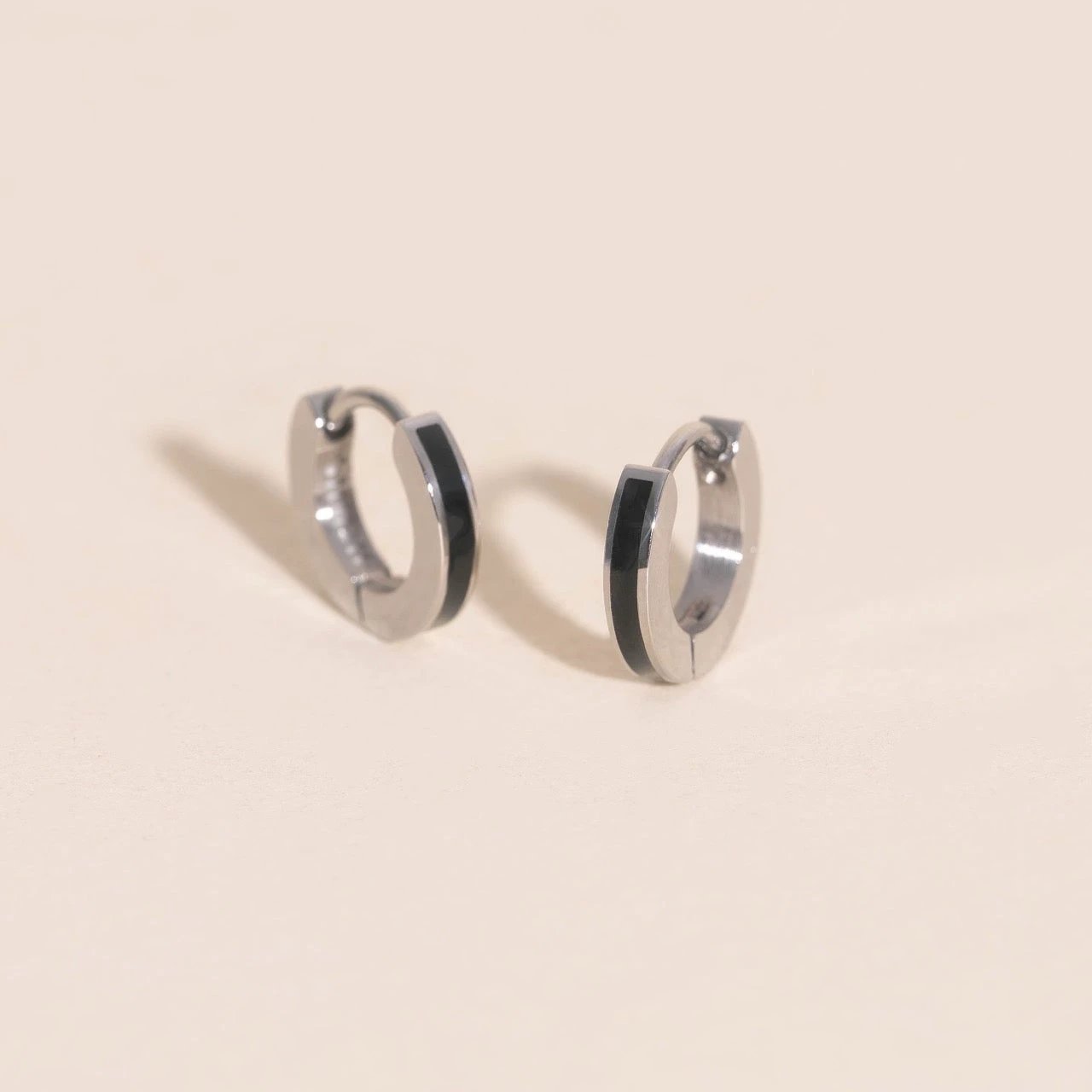 Color Tiny Huggie Hoop Earrings by Oh Clementine