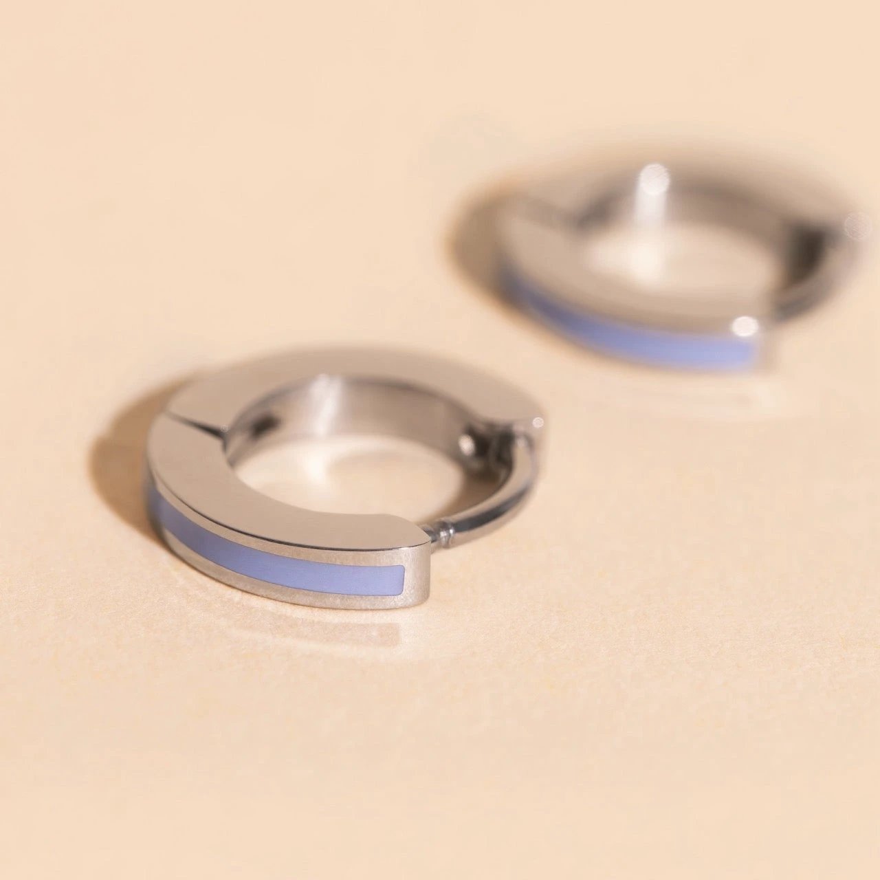 Color Tiny Huggie Hoop Earrings by Oh Clementine