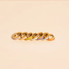 Color Tiny Huggie Hoop Earrings by Oh Clementine