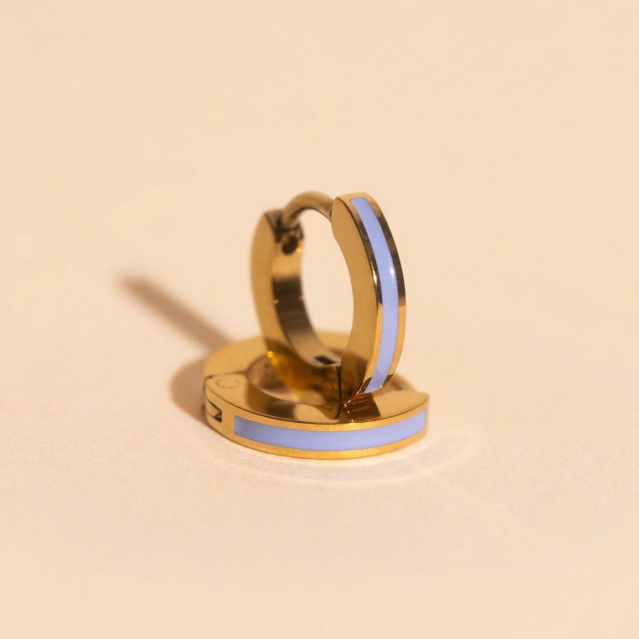 Color Tiny Huggie Hoop Earrings by Oh Clementine