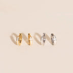 Color Tiny Huggie Hoop Earrings by Oh Clementine