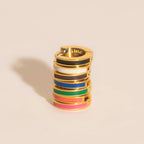 Color Tiny Huggie Hoop Earrings by Oh Clementine
