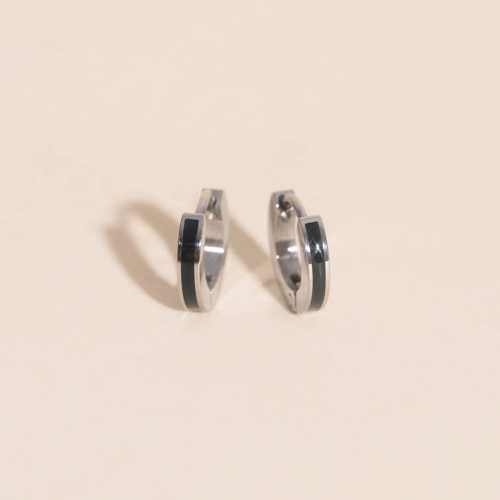 Color Tiny Huggie Hoop Earrings by Oh Clementine