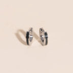 Color Tiny Huggie Hoop Earrings by Oh Clementine
