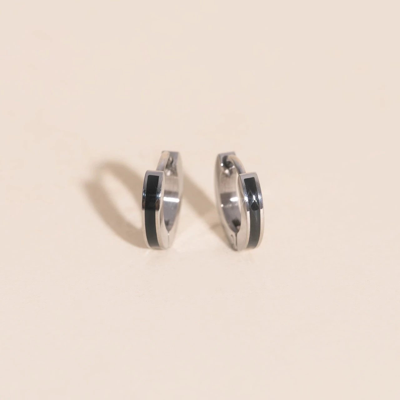 Color Tiny Huggie Hoop Earrings by Oh Clementine