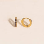 Color Tiny Huggie Hoop Earrings by Oh Clementine