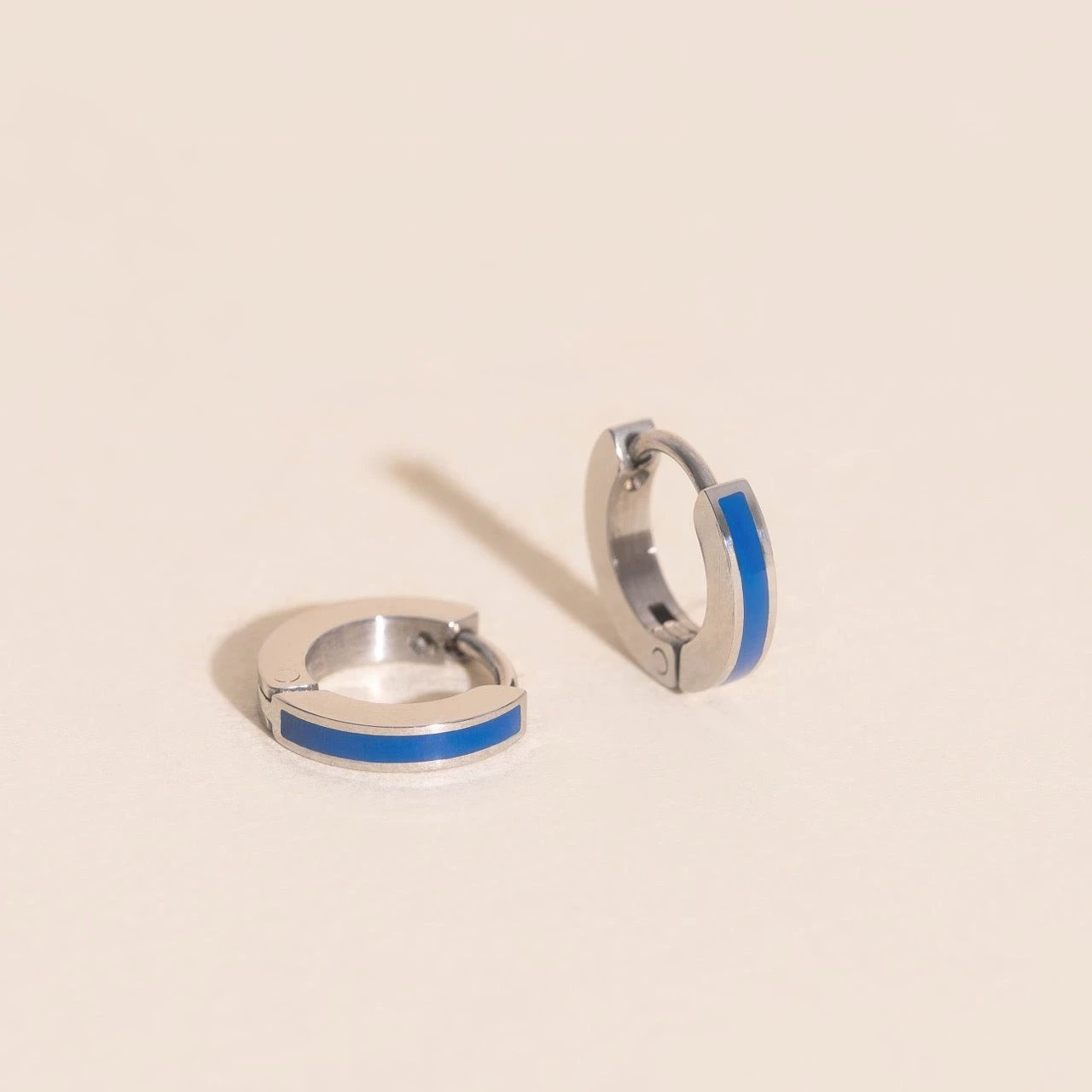 Color Tiny Huggie Hoop Earrings by Oh Clementine