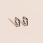 Color Tiny Huggie Hoop Earrings by Oh Clementine