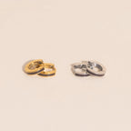 Color Tiny Huggie Hoop Earrings by Oh Clementine