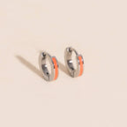 Color Tiny Huggie Hoop Earrings by Oh Clementine