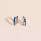 Color Tiny Huggie Hoop Earrings by Oh Clementine