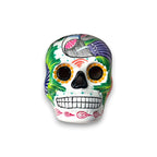 Colorful Calavera Skull | Hand - Painted Mexican Wall Art Decor Guerrero Wall Art La Vie Bien Colorful Calavera Skull | Hand - Painted Mexican Wall Art Decor