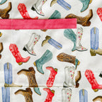 Colorful Cowboy Boots Apron Apron La Vie Bien Colorful Cowboy Boots Apron
