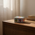 Colorful Hand-Painted Guerrero Jewelry Box | Mexican Ceramic Earring Holder Guerrero Jewelry Box La Vie Bien Colorful Hand-Painted Guerrero Jewelry Box | Mexican Ceramic Earring Holder