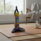 Colorful Hand Painted Talavera Frog Statue | Large Mexican Art Decor Talavera Statue La Vie Bien Colorful Hand Painted Talavera Frog Statue | Large Mexican Art Decor