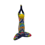 Colorful Hand Painted Talavera Frog Statue | Large Mexican Art Decor Talavera Statue La Vie Bien Colorful Hand Painted Talavera Frog Statue | Large Mexican Art Decor
