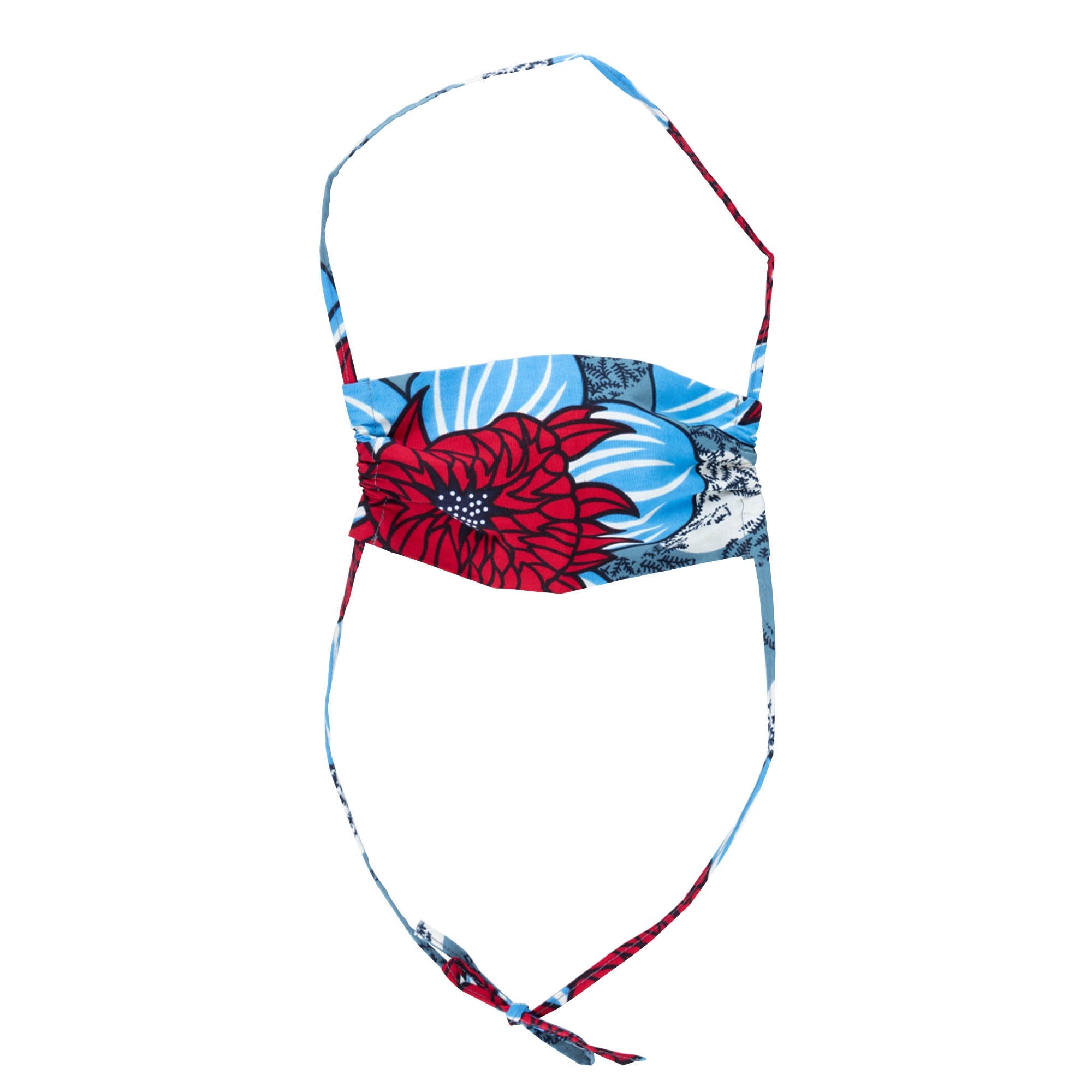 Colorful Kitenge Cotton Tie-back Face Mask Face Mask & Mask Accessories La Vie Bien Colorful Kitenge Cotton Tie-back Face Mask
