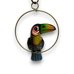 Colorful Mini Talavera Toucan | Handcrafted Hanging Decor Talavera Statue La Vie Bien Colorful Mini Talavera Toucan | Handcrafted Hanging Decor