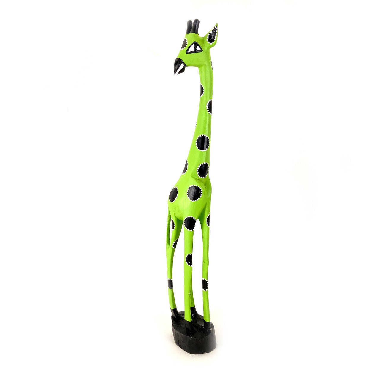 Colorful Painted Wood Giraffe - 24" La Vie Bien Colorful Painted Wood Giraffe - 24"