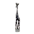 Colorful Painted Wood Giraffe - 24" La Vie Bien Colorful Painted Wood Giraffe - 24"