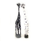 Colorful Painted Wood Giraffe - 24" La Vie Bien Colorful Painted Wood Giraffe - 24"