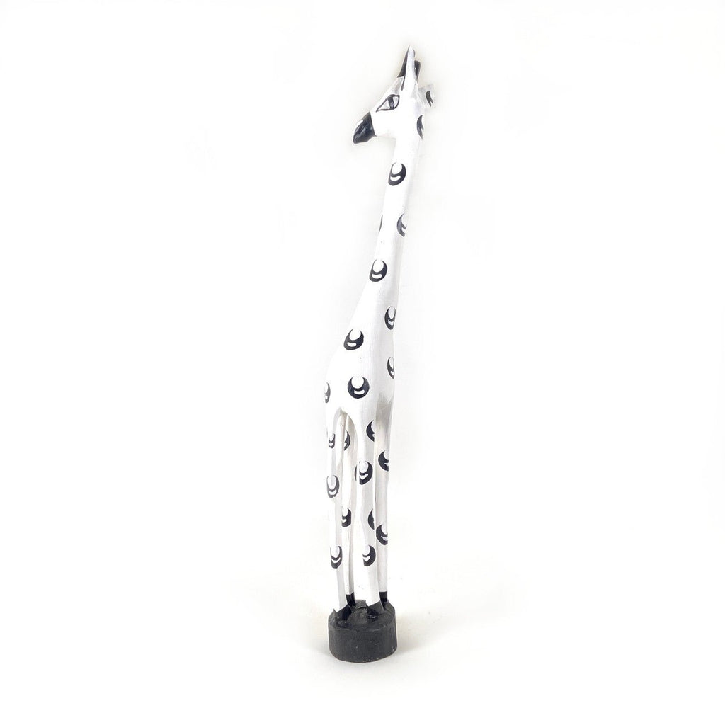 Colorful Painted Wood Giraffe - 24" La Vie Bien Colorful Painted Wood Giraffe - 24"