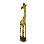 Colorful Painted Wood Giraffe - 24" La Vie Bien Colorful Painted Wood Giraffe - 24"