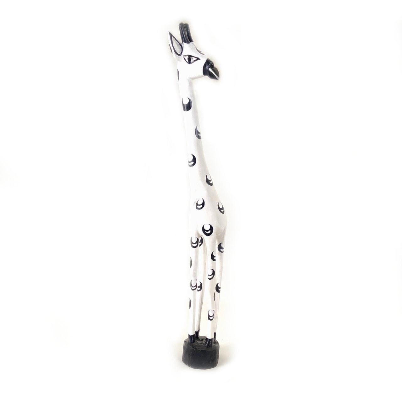 Colorful Painted Wood Giraffe - 24" La Vie Bien Colorful Painted Wood Giraffe - 24"