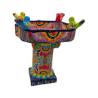 Colorful Talavera Bird Bath | Hand-Painted Ceramic Garden Art Talavera Bird Bath La Vie Bien Colorful Talavera Bird Bath | Hand-Painted Ceramic Garden Art