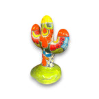 Colorful Talavera Cactus Sculpture | Mexican Ceramic Decor Talavera Figurine La Vie Bien Colorful Talavera Cactus Sculpture | Mexican Ceramic Decor