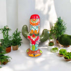Colorful Talavera Cactus Sculpture | Mexican Ceramic Decor Talavera Figurine La Vie Bien Colorful Talavera Cactus Sculpture | Mexican Ceramic Decor
