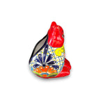 Colorful Talavera Cat Planter | Mexican Ceramic Art Talavera Planter La Vie Bien Colorful Talavera Cat Planter | Mexican Ceramic Art