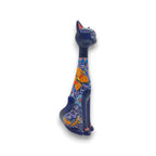 Colorful Talavera Cat Statue | Handcrafted Mexican Art Talavera Statue La Vie Bien Colorful Talavera Cat Statue | Handcrafted Mexican Art