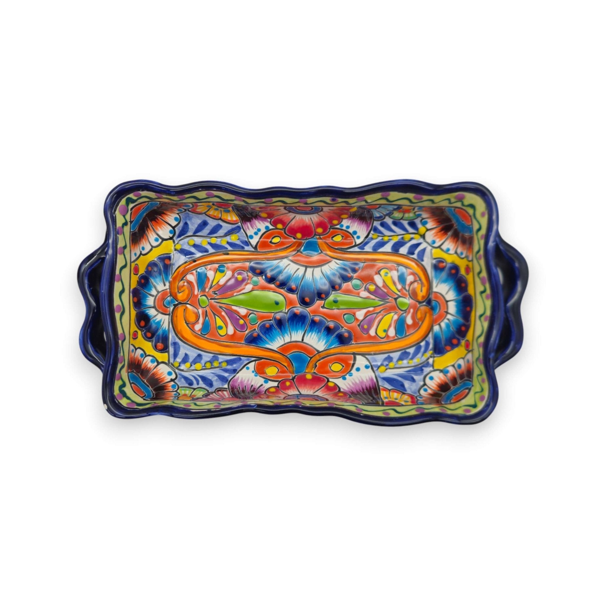 Colorful Talavera Coffee Serving Set | Handmade 3-Piece Set Talavera Coffee Set La Vie Bien Colorful Talavera Coffee Serving Set | Handmade 3-Piece Set