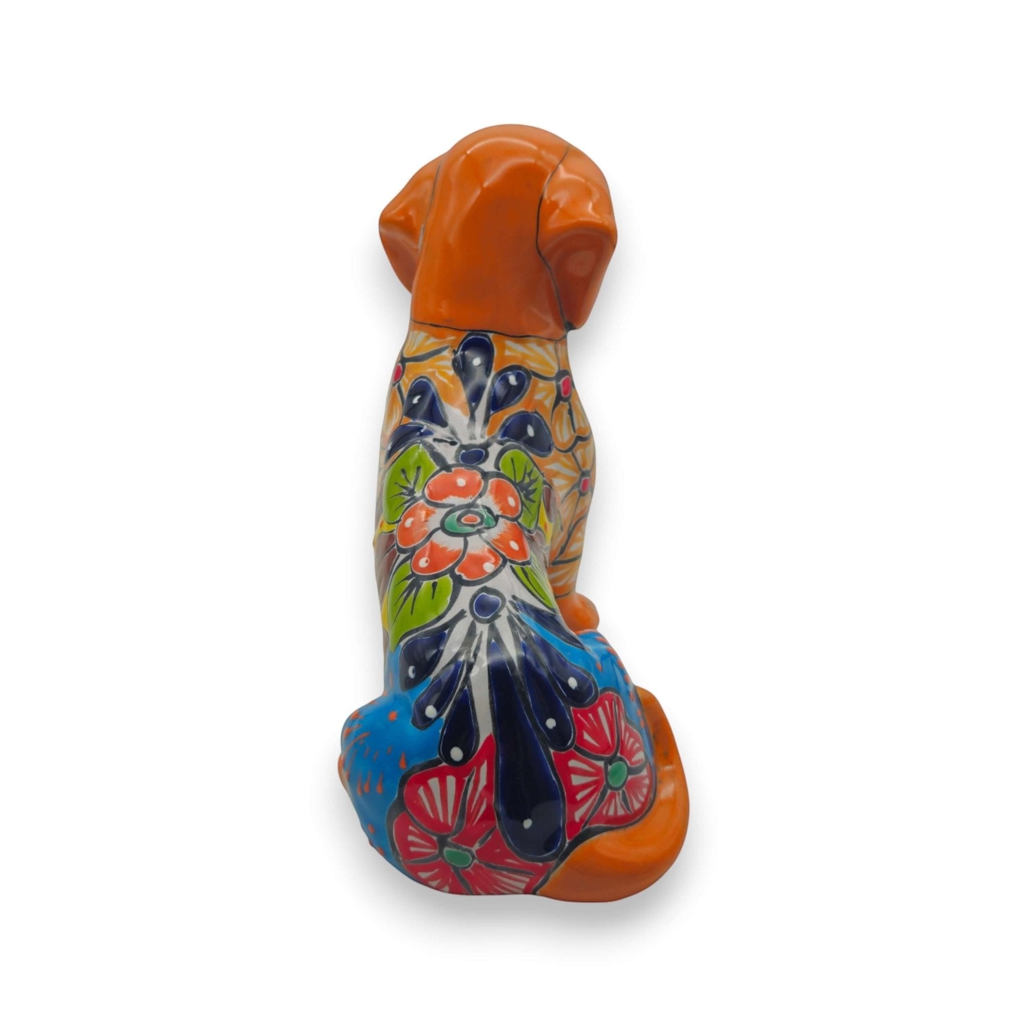 Colorful Talavera Dachshund | Mexican Ceramic Dog Figurine Talavera Statue La Vie Bien Colorful Talavera Dachshund | Mexican Ceramic Dog Figurine