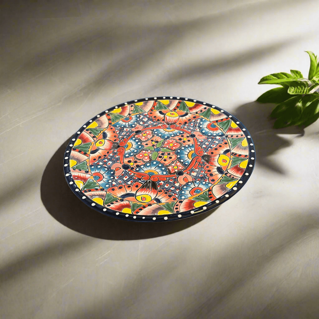 Colorful Talavera Dinnerware Set | 12 - Piece Plate Set Talavera Dinnerware Set La Vie Bien Colorful Talavera Dinnerware Set | 12 - Piece Plate Set