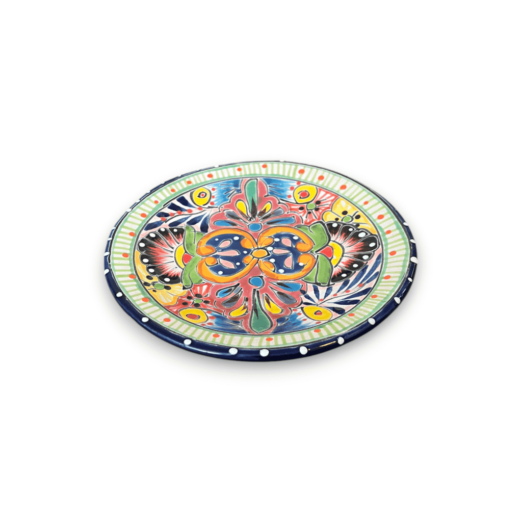 Colorful Talavera Dinnerware Set | 12 - Piece Plate Set Talavera Dinnerware Set La Vie Bien Colorful Talavera Dinnerware Set | 12 - Piece Plate Set