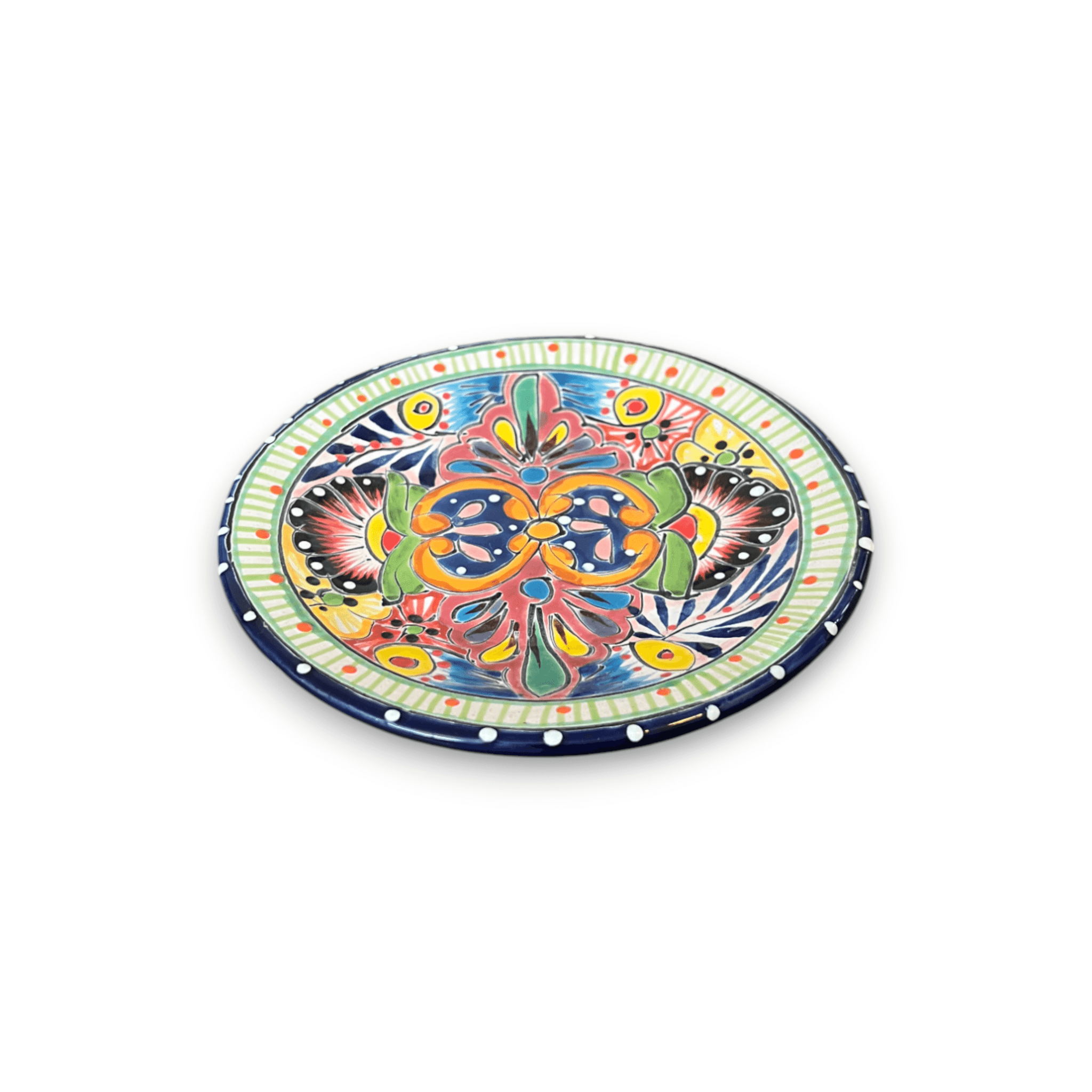 Colorful Talavera Dinnerware Set | 12 - Piece Plate Set Talavera Dinnerware Set La Vie Bien Colorful Talavera Dinnerware Set | 12 - Piece Plate Set