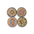 Colorful Talavera Dinnerware Set | 12-Piece Plate Set Talavera Dinnerware Set La Vie Bien Colorful Talavera Dinnerware Set | 12-Piece Plate Set