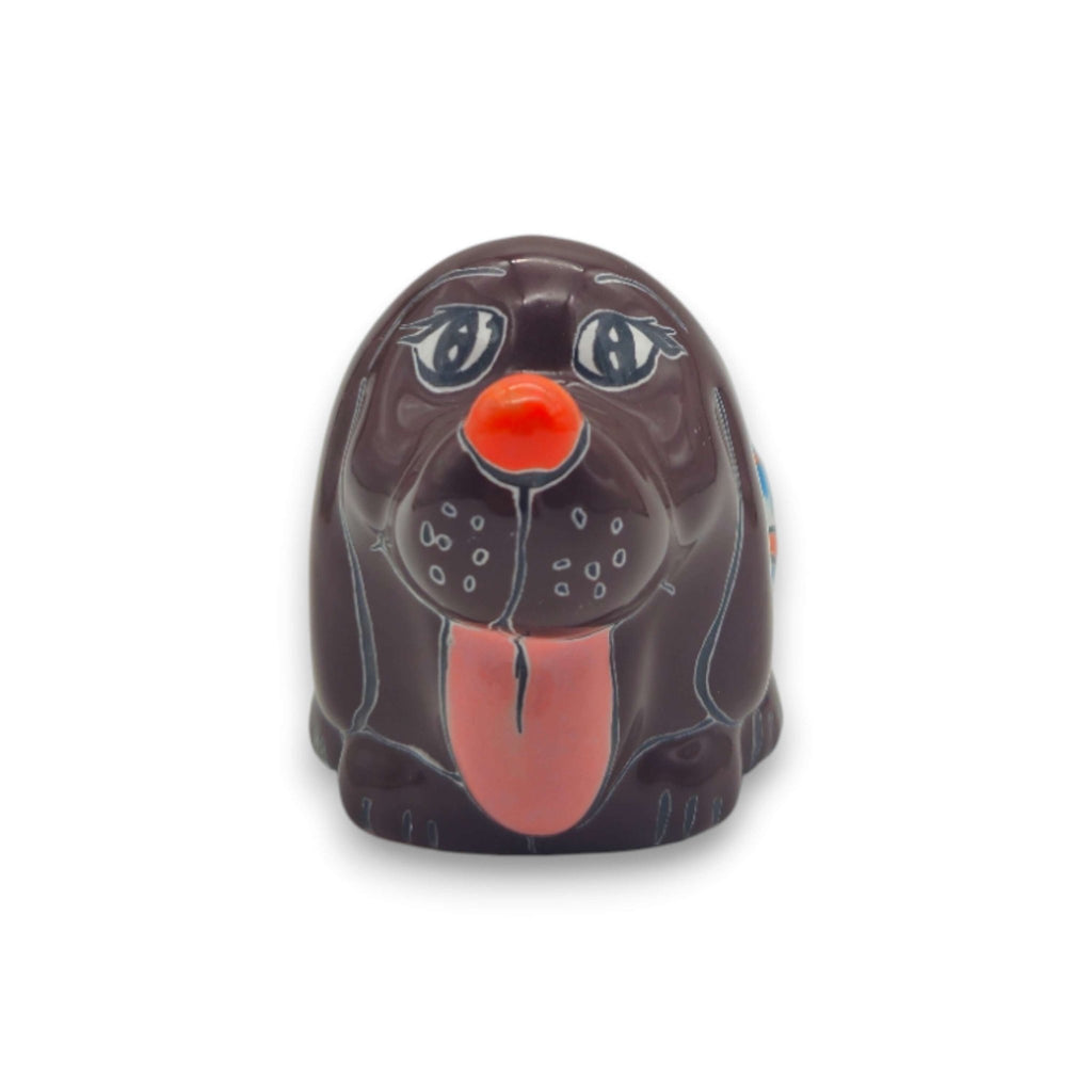 Colorful Talavera Dog Planter | Hand - Painted Mexican Figurine Talavera Planter La Vie Bien Colorful Talavera Dog Planter | Hand - Painted Mexican Figurine