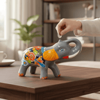 Colorful Talavera Elephant Coin Bank | Handmade Medium Piggy Bank Talavera Piggy Bank La Vie Bien Colorful Talavera Elephant Coin Bank | Handmade Medium Piggy Bank