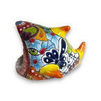 Colorful Talavera Shark Soap Dish | Handcrafted Ceramic Holder Talavera Soap Dispenser La Vie Bien Colorful Talavera Shark Soap Dish | Handcrafted Ceramic Holder