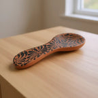 Colorful Talavera Spoon Rest | Handmade Mexican Barro Holder Talavera Spoon Rest La Vie Bien Colorful Talavera Spoon Rest | Handmade Mexican Barro Holder