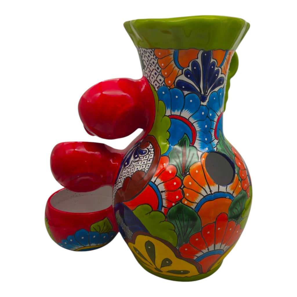 Colorful Talavera Tabletop Fountain | Mexican Folk Art Decor Talavera Fountain La Vie Bien Colorful Talavera Tabletop Fountain | Mexican Folk Art Decor