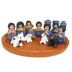 Colorful Terracotta Nativity Scene Home La Vie Bien Colorful Terracotta Nativity Scene