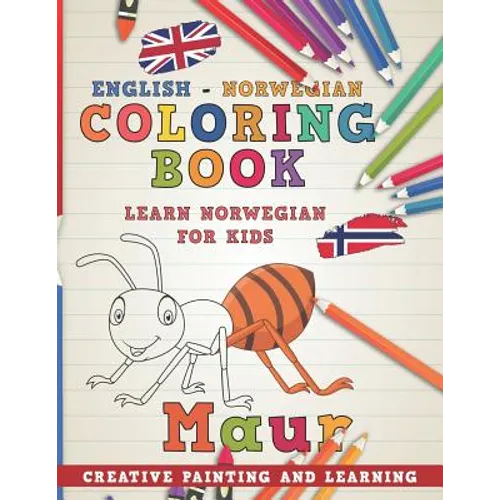 Coloring Book: English - Norwegian I Learn Norwegian for Kids I Creative Painting and Learning. - Paperback Books La Vie Bien Coloring Book: English - Norwegian I Learn Norwegian for Kids I Creative Painting and Learning. - Paperback