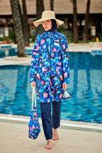 Colourful Burkini Modest Swimwear R2405 Covered Burkini Swimwear La Vie Bien Colourful Burkini Modest Swimwear R2405