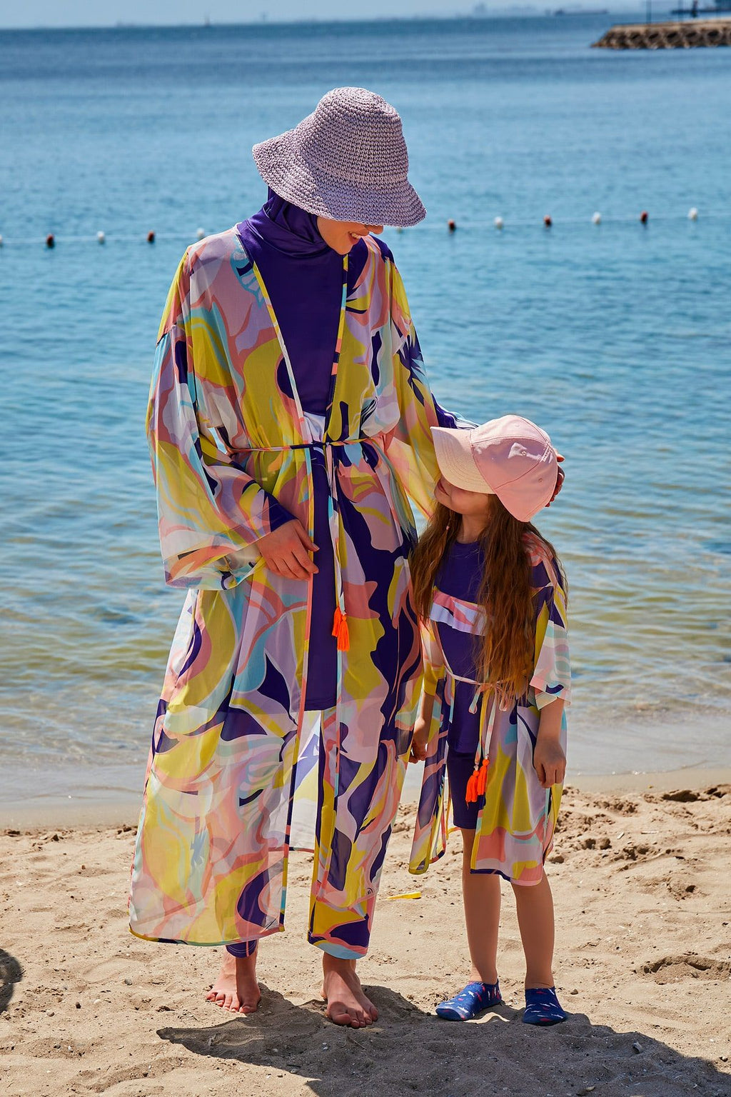 Colourful Kids Pareo Kimono P2333 Kız Çocuk Mayo La Vie Bien Colourful Kids Pareo Kimono P2333