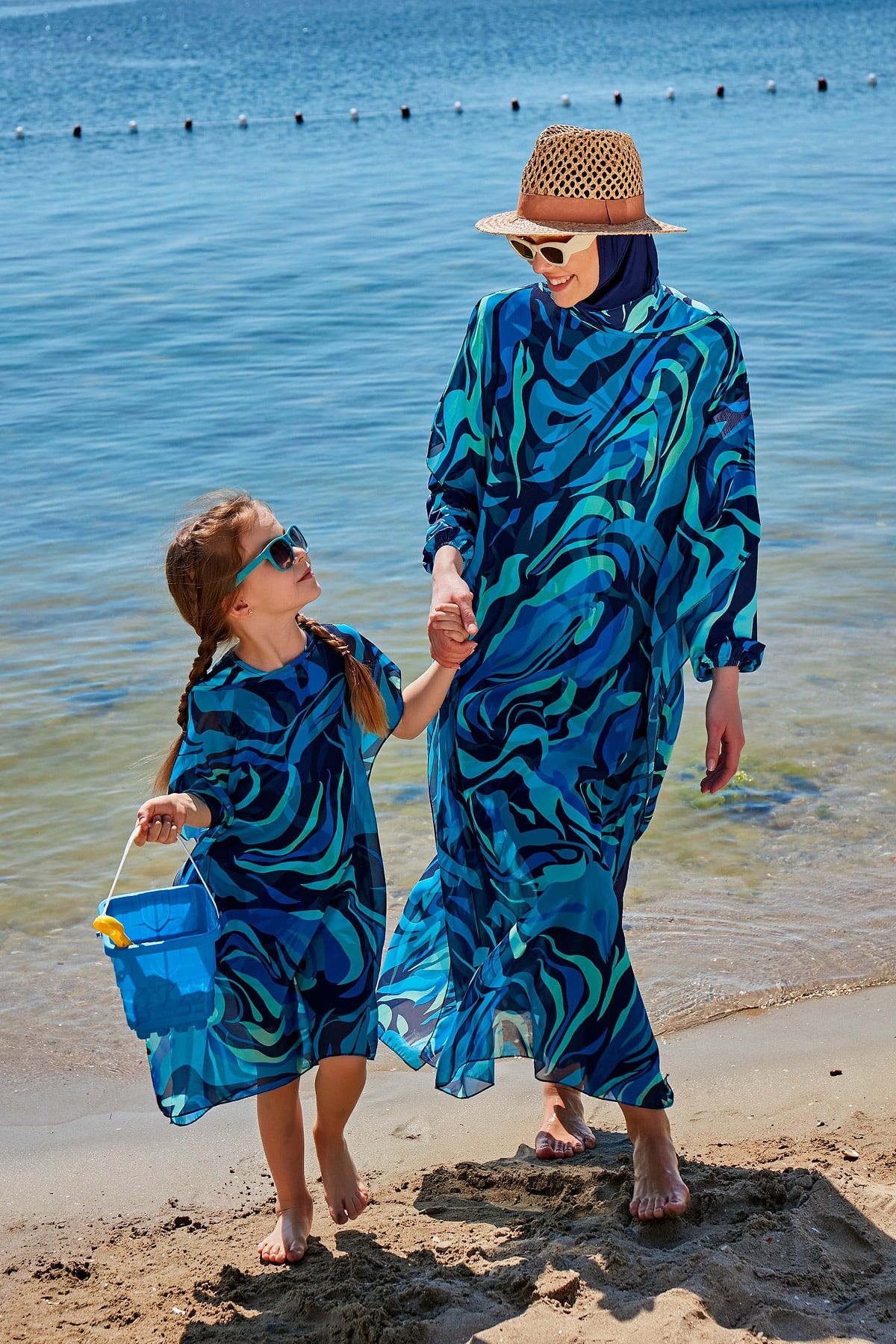 Colourful Kids Pareo Kimono P2349 Kız Çocuk Mayo La Vie Bien Colourful Kids Pareo Kimono P2349