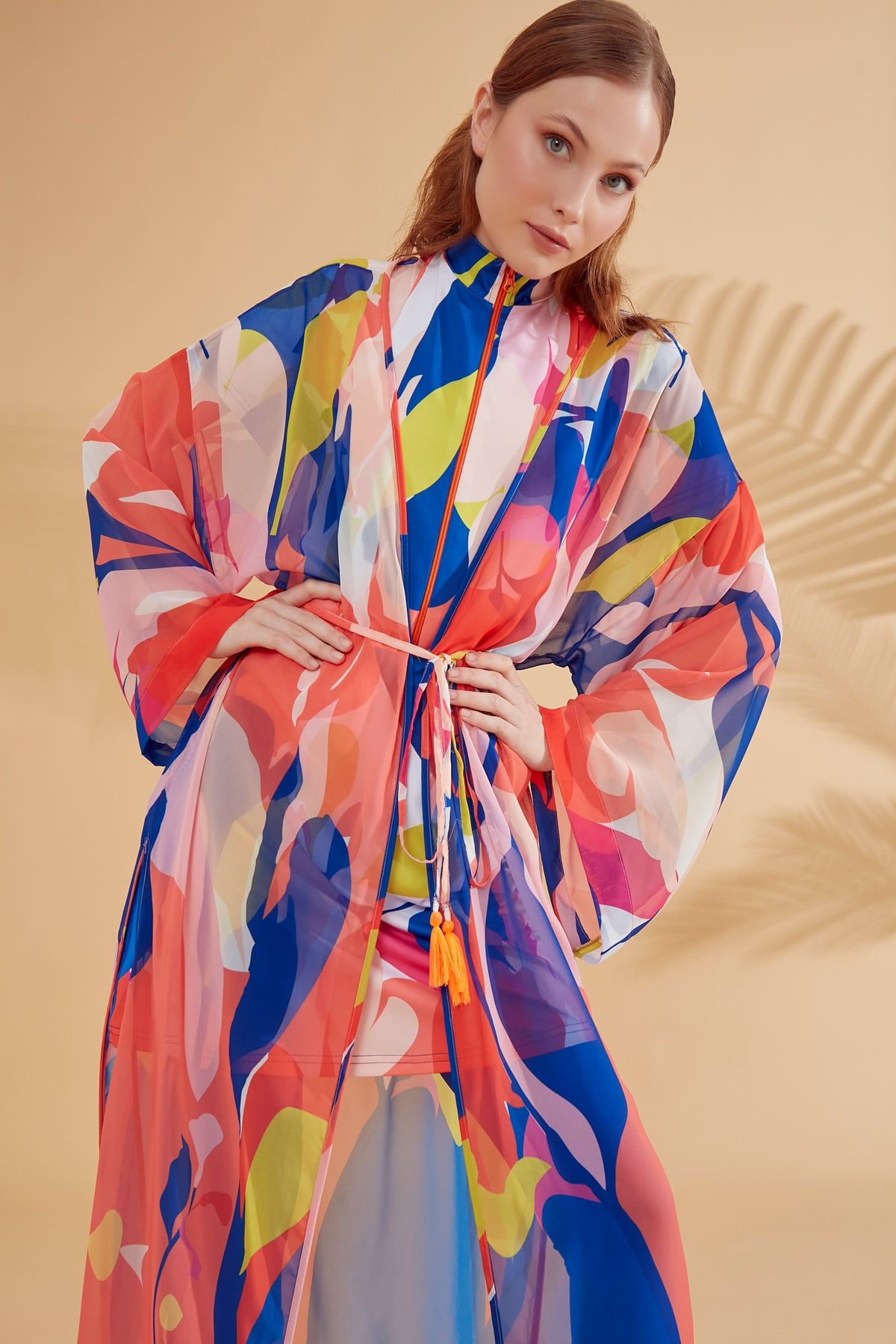 Colourful Pareo Kimono P2330 Pareo La Vie Bien Colourful Pareo Kimono P2330
